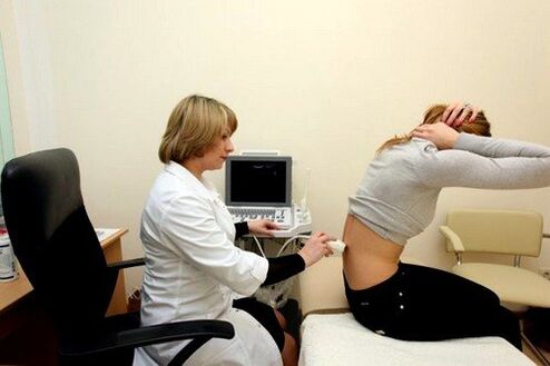 Ultraschalldiagnostik bei Rückenschmerzen