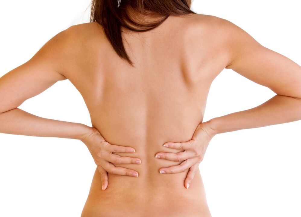 Rückenschmerzen mit Osteochondrose der Brustregion