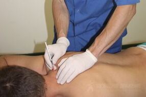 Passive Behandlung von Osteochondrose