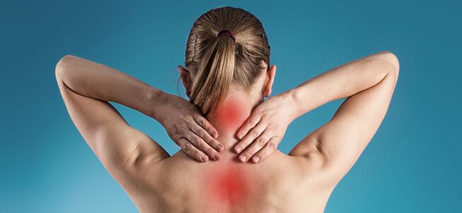 Selbstmassage mit zervikaler Osteochondrose